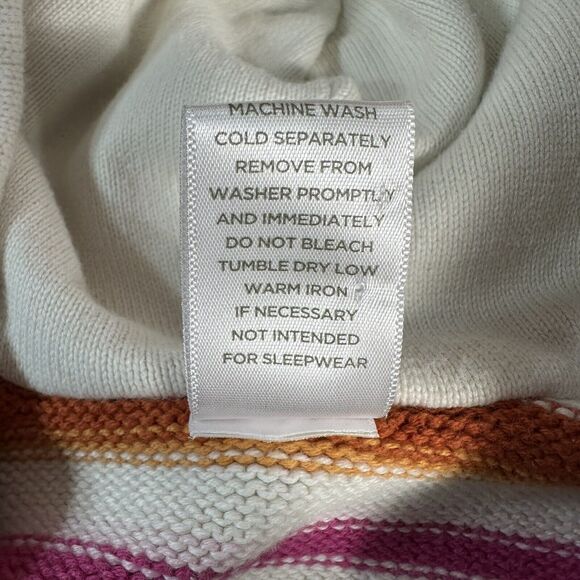 Gymboree Baby Girls Size 6-12M Mos Hooded Stripe Cardigan Sweater Top Infants - Picture 8 of 8